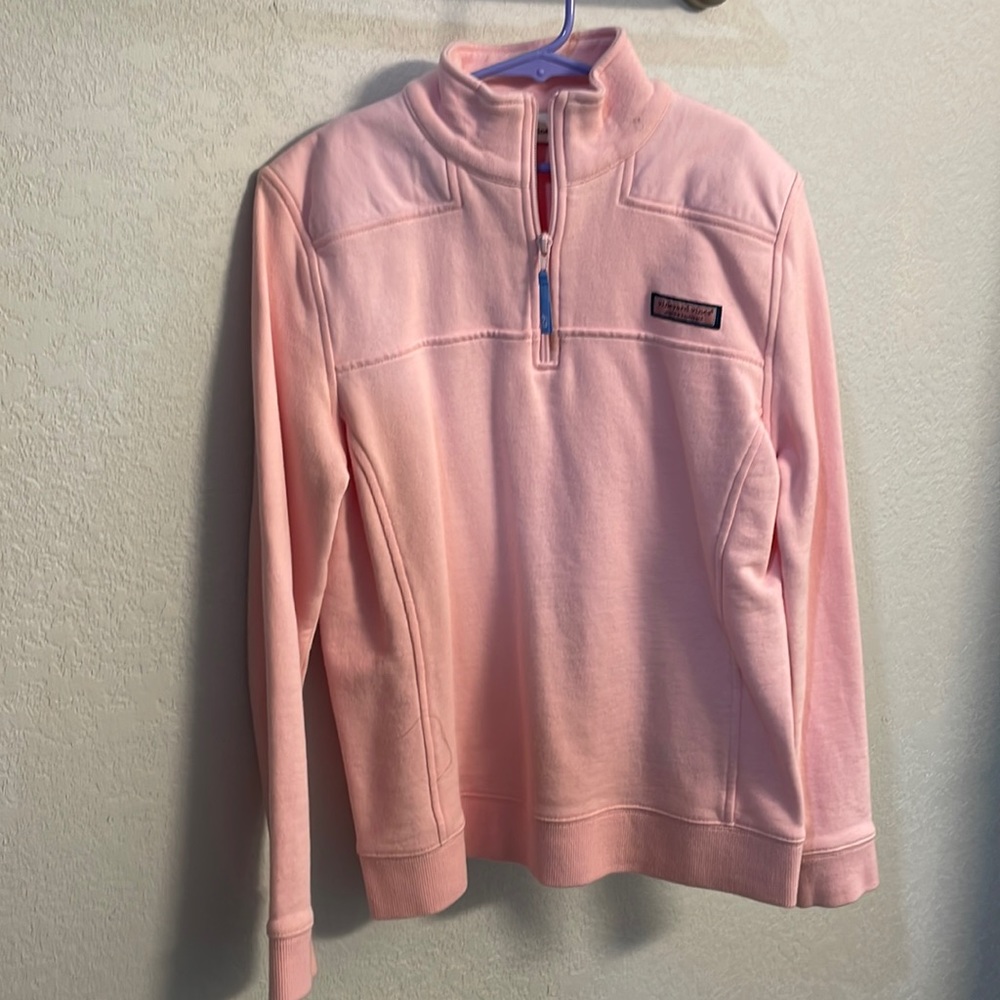 Pink Vineyard Vines Quarter Zip